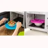 Caldeiras duplas 1pc Multifuncional de cozinha de cozinha de microondas Aquecimento de prateleira em camadas Rack de alimentos para bandeja de alimentos Ocessório da ferramenta Organizer Acessório