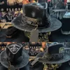 BERETS Plush Skull Cowboy Cap Skull 테마 모자 장식 어린이를위한 성인 의상 용품