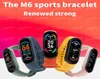 Color Band M6 Smart Watch Bracelet Moniteur de pression artérielle Fitness Écran de couleur montre intelligente horloge intelligente heures pour xiaomi4950133