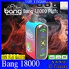 BANG BUNGS ORIGINAL BANGS 18000 BUF 18K FUMOT Digital Box Smart Screen Scalette Elettroniche VAPI SPOSTABILI VAPER CATTERE RICARICABILE VS PUFLE 9000 12000 15000