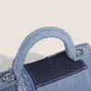 Shoulder Bags Classic Denim Patchwork For Women Luxury Designer Handbags And Purses 2024 Splicing Designed Top Handle Cloth Bag
