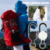 Keychains Heavy Duty Infällbara Pull Badges Carabiner Key Chain Buckle Holder Outdoor KeyChain har flera verktyg