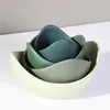 Plates 1 Set Fruit Tray Special Lotus Shape Dinner Dish Snack Organizer Wear-resistant Salad Plate Daily Use
