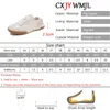 Casual schoenen cxjywmjl echte lederen dames hof sneakers lente zomerse lichte gevulkaniseerde dames sport witte skate