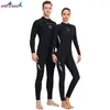 Kvinnors badkläder 3mm Wetsuit Men Warm Super Elastic Neoprene Slitesistent Cold-Proof Diving Snorkling Winter Bathing Suit Scr Women