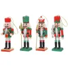 Decoratieve beeldjes houten notenkraker poppende bureaublad desktop kerstnotenkrakers decor xmas ornament tuin werk het cadeau