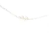 Fashion Sleek Twig Pendant Tree Branch Halsband Bladen Halsband Gold White Rose Three Color Valfritt3263981