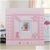 Frames d'images Baby Growth Album commémoratif Garten Graduation Gift Gift Card Storage Birthday 6 pouces PO 200 Sheets Drop Livrot Kid Dhbaj