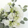 Bruiloft bloemen van voor bloemenarrangementen Elegant romantisch bruidsboeket