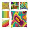 Poduszki s Cover Geometryczne poduszki dekoracyjne Modern Art Covers Abstrakcyjne sofy do salonu E0098