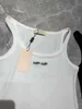 Designer Women's Tanks & Camis Network Celebrity Same Style Summer New Slim Fit Thread Letter Hanging Vest ZYDI