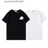 Heren t-shirts Heren Basic T-shirt Damesontwerper Dubbele geborduurde badge t-shirts Men S grafische T-stukken zomer T-shirt C240413