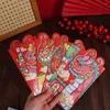 Gift Wrap Luck Money Sac Red Enveloppe 2024 Année Paquet Dragon Match Bags Wishes Blessing Celebration Party