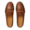 Slides Designer Slides Sandals marrons famosos designers planos pretos desinateur sandálias sapatos de couro grossa casual confortável