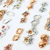 Stud -oorbellen 100 paar plastic oorrang geassorteerd sieraden set verrassingsgeschenk voor vriendin vriendje