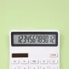 Calculadoras Kaco Lemo Desktop calculadora Fotoelétrica Dual Dual 12 Número Exibir desligamento inteligente para casa de escritório da escola