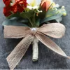 Dekorativa blommor 2st/packar konstgjorda Rose Corsage Bride Bridesmaid Holding Flower Event Party Wedding