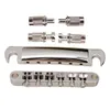 1 Set Guitar Saddle Bridge Mordier Silver pour Gibson Lpepi Electric Guitar Parts Bridge9364432