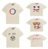 T-shirt heren dames Harajuku hiphop smiley grafisch afdrukken oversized t-shirt 2024 nieuwe mode casual gotische gotische korte mouw tops us size s-xl