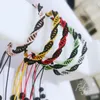 Bracelets de liaison bracelet tressé Bracelet Bédiction de graduation Bénéssaison chanceux différentes couleurs College Girl Boy Friendship Gift