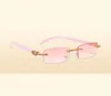 Lunettes de soleil rétro Femmes Designer de marque Diamond Sungin Sun Glasses Nides Lens RHINATTON DAMES SEMPLASES SANS CADRES1429086