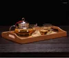 TEA TRAYS XMT-HOME RECTANGLE Bord Träfast trä serveringsbricka Bambu skrivbord