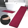 Badmatten Memory Foam Nicht -Schlupfstreifenbodenwanne Schwarz schwarz