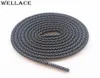 Wellace Round Rope 3M laces Visible Reflective Runner Shoe Laces Safty Shoelaces Shoestrings 120cm for boots basketball shoes3217562