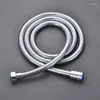 Bathroom Sink Faucets Dense Stainless Steel Shower Pipe Metal Hose DN15 Electroplating 1.5m