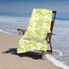 Serviette vintage motif de plage serviettes de plage piscine grand sable microfibre sans sable à sec le bain léger baignade