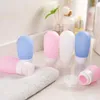 Bottiglie di stoccaggio Silicone Pressa bottiglia separata da bagno separato gel shampoo cosmetici prodotti per la cura della pelle prodotti per esterni per esterno vuoto