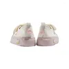 Casual Shoes Personalized Design Small White Female 2024 Summer Cherry Blossom Pink Canvas Student