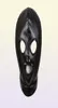 Gothic Mask HoodSoft PU Leather Exposed Mouth Eyes Fetish Bdsm Head Bondage Restraint Masks Gimp Cosplay Sex Toys For Couples5752382