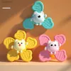 Bath Toys 1PC Baby Bath Toys Funny Bathing Sucker Spinner Sug Cup Cartoon Rattles Fidget Education Toys for Children Boys Gift 240413