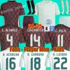 Mexique 2024 Copa America Raul Chicharito Soccer Jerseys 2023 LOZANO DOS SANTOS 24 25 H.LOZANO Men Kits Kits de football Shirts Uniforms Fans Joueur Version