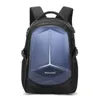 Backpack Anti-roubo Homens Reflexivo PVC 15,6 polegadas Laptop USB Notebooks à prova d'água Rucksack Bags de viagens Bolsa de pacote para masculino