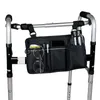 Förvaringspåsar överdimensionerade med handtag rullstol armstöd sidväska reflekterande strip trasa multi ficka