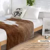 Blankets Cow Hide Brown & White Throw Blanket For Sofa Flannels