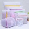 Laundry Bags 7Pcs/Set Mesh Bag Polyester Wash Coarse Net Basket For Washing Machines Bra