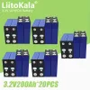 20pcs liitokala 3.2v 200ah lifepo4 حزمة البطارية البطارية العميقة لبطارية EV RV Boat Motor Golf Cart System Solar System