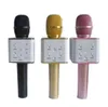 Q7 Bluetooth Mikrofon Taşınabilir El Kablosuz KTV Karaoke Oyuncu Hoparlör Mikrofon Hoparlör İPhone 7 Plus Samsung S71606070