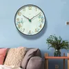 Corloges murales Nordic Art Mute Clock for Home Decor 12 pouces Modern Minimalid Simple Decorative Watches