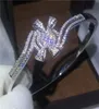 Nowa marka Butterfly Bransoletka Diamond S925 Srebrna impreza zaręczynowa Weddna Bogura dla kobiet biżuteria modowa9835732