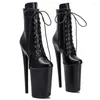 Tanzschuhe Auman Ale 23cm/9inches pu obere sexy exotische High Heel-Plattform Party Frauen Stiefel Pole XZ-001