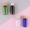 Storage Bottles 100pcs 10ml Empty Gold Silver Aluminum Screw Cap Small Size For Travel Packaging Lotion Toner Shampoo Plastic Container