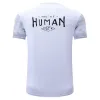 Camisetas camisetas esportes de moda masculino treinamento 3D Treinamento de academia executando as mangas curtas respiráveis letra de impressão de impressão camiseta seca rápida