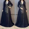 Vêtements ethniques Robes africaines pour femmes musulmanes longues robe burqa cristal mince robe 2024 Automne Vêtements élégants plus taille 4xl Abaya