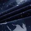 Bedding Sets Juego De Ropa Cama 3D Funda Edredn Con Estampado Estrellas Galxy En Azul Y Blanco Motivos Geomtricos Dibujos
