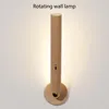 Lâmpada de parede led mesa USB Desk recarregável 3W 1000mAh Light 360 Rotating Stepling Dimming destacável para decoração de quarto em casa