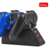 Sony PlayStation4/PS4/PS4 SLIM/PS4 ProのPS4コントローラーUSB充電ステーションLEDインジケータードックステーションのデュアルファスト充電器